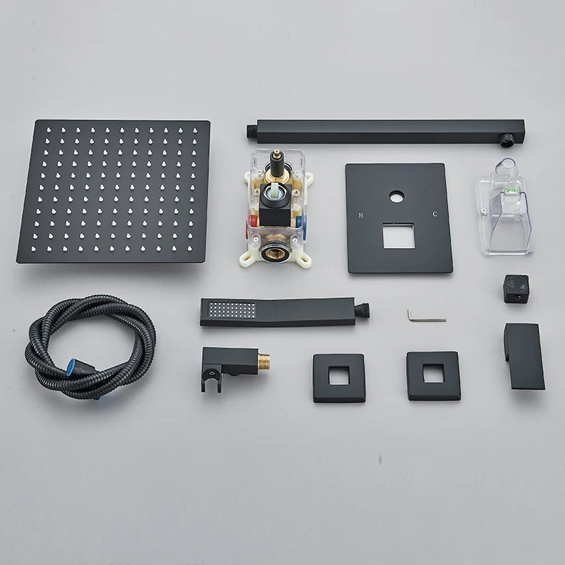 Rain Shower Faucet Set With Tub Spout System