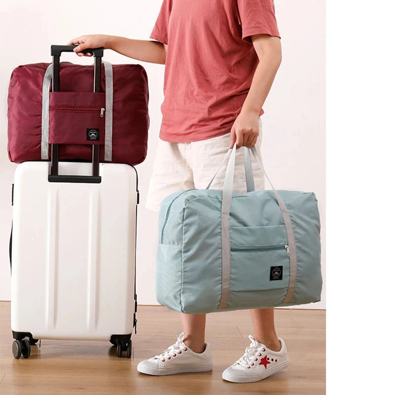 Foldable Travel Duffel Bag Lightweight Carry On With High Capacity