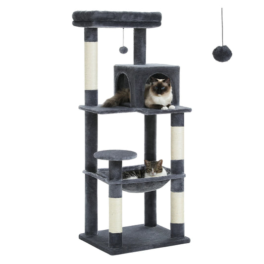 PAWZ Road Five Level Cat Tower For Large Cats Hammock