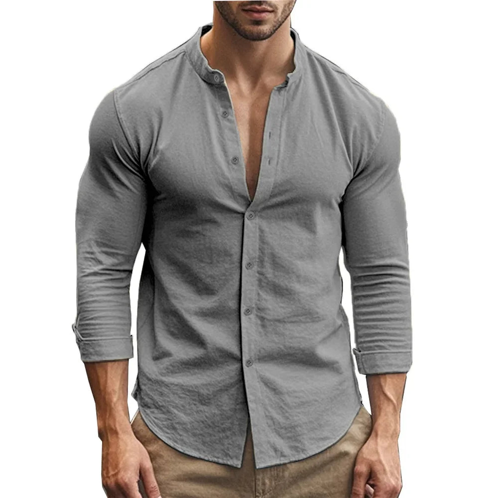 Men's Cotton Linen Shirt