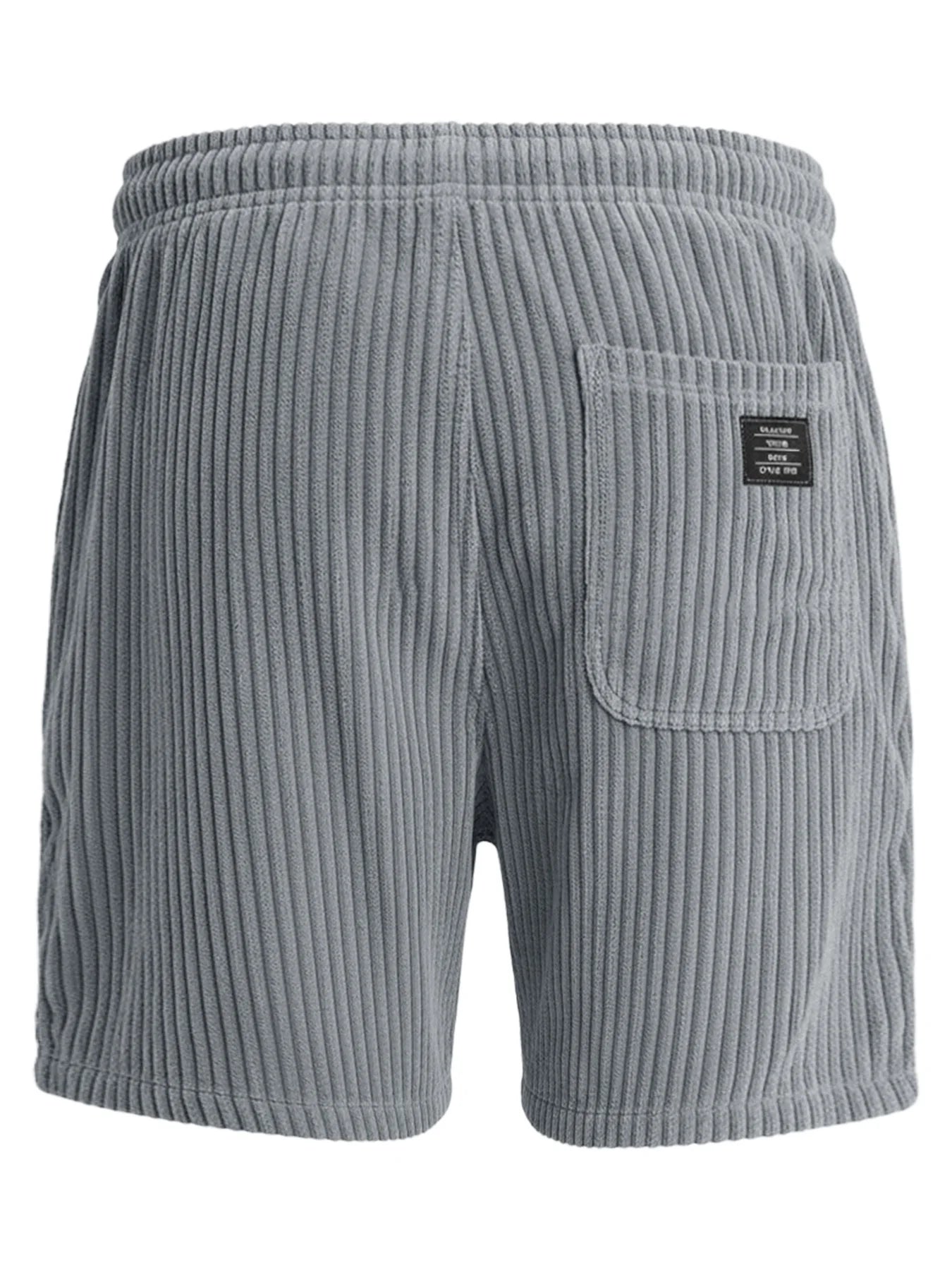 Men's Corduroy Shorts Drawstring Waist Loose Fit With Multi Pockets