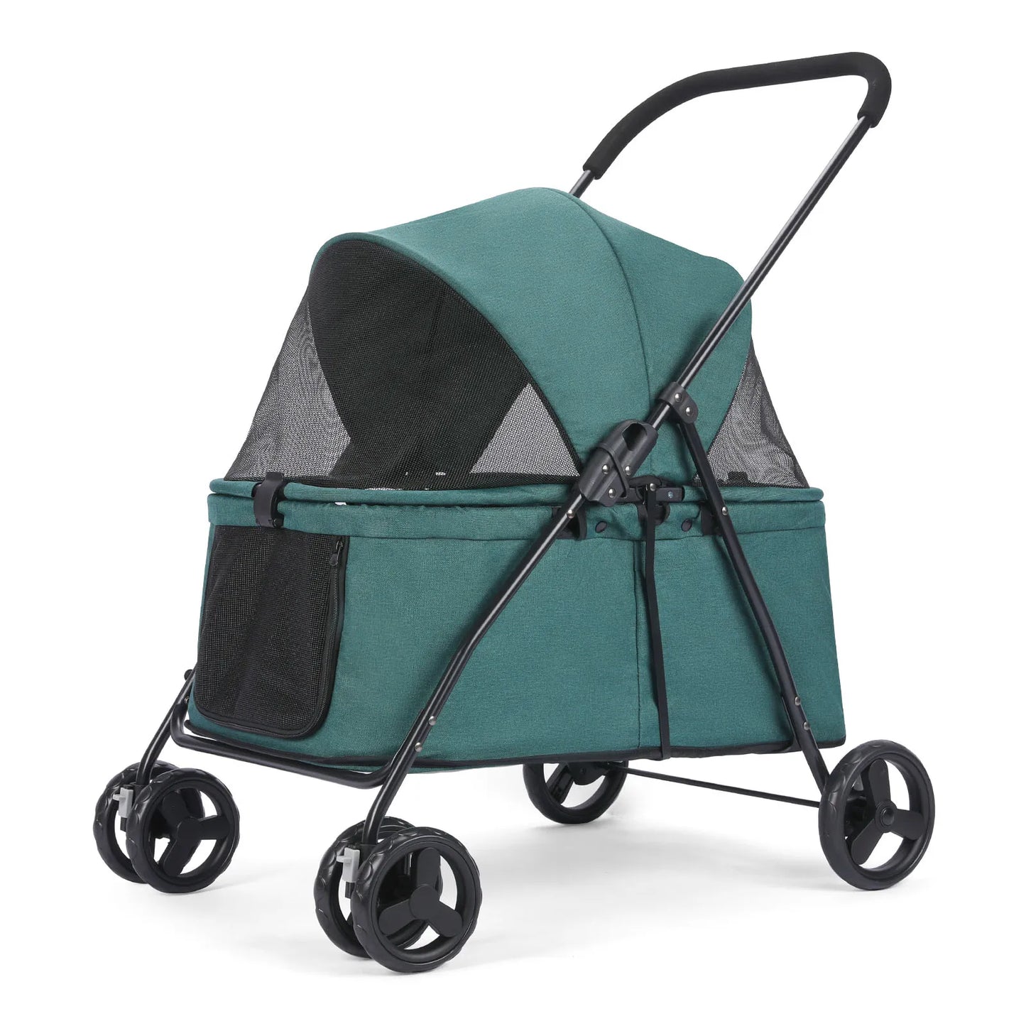 4 Wheel Dog Stroller For Pets And Puppies Outdoors