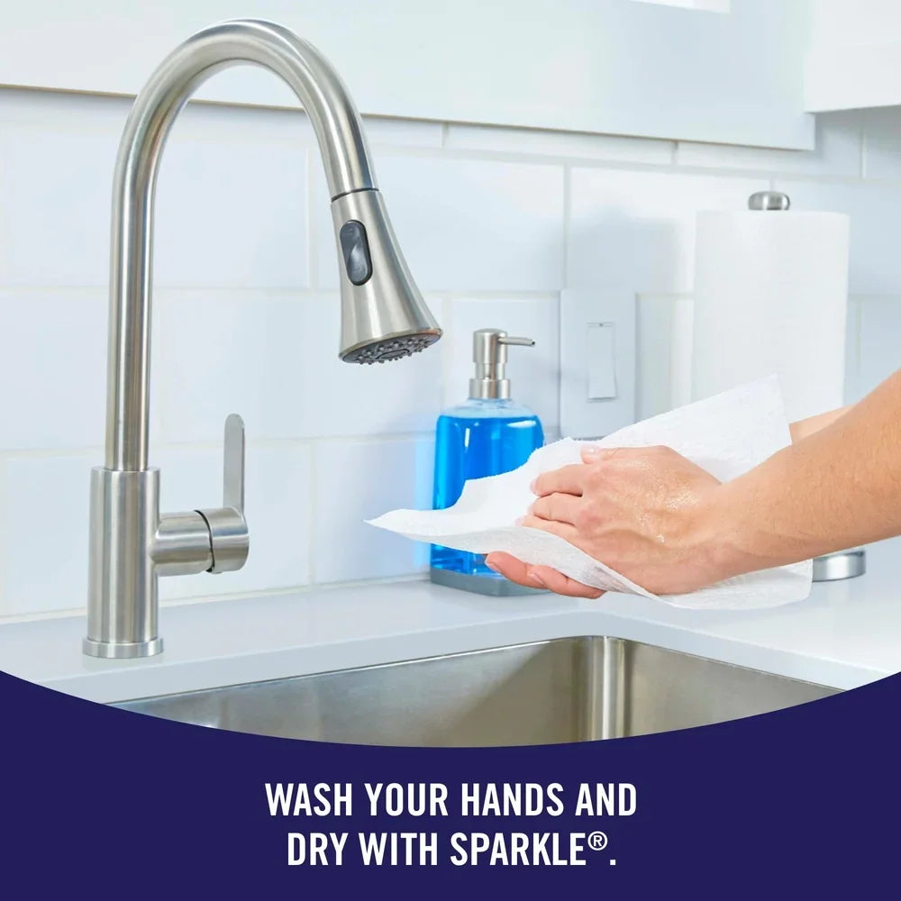 Tear A Square Paper Towels 2 Ply Absorbent Kitchen Cleaning