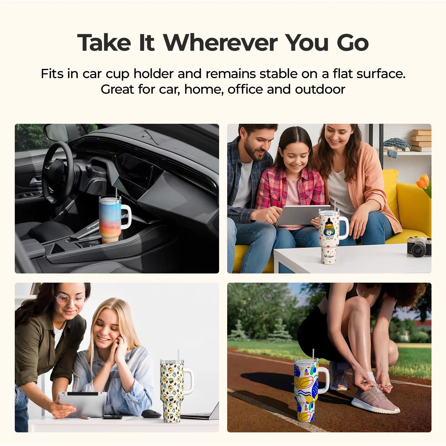 Sublimation Tumblers With Handle 8 Pack