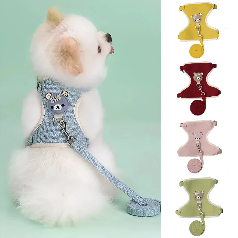 Pet Dog Harness and Leash Set