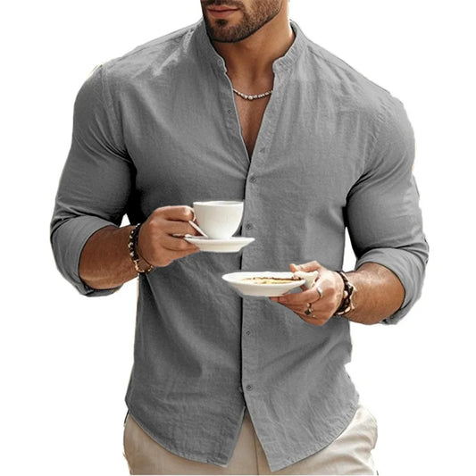Men's Cotton Linen Shirt