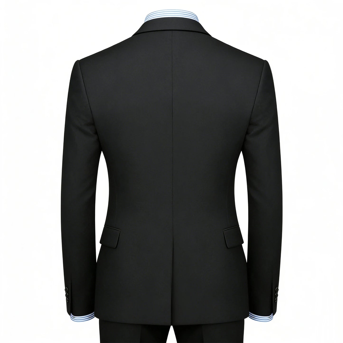 CYPTIRY Men's 3 Piece Slim Suit Set Blazer Pants Shirt