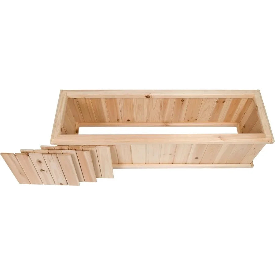 Premium Cedar Raised Garden Bed Planter Box For Vegetables