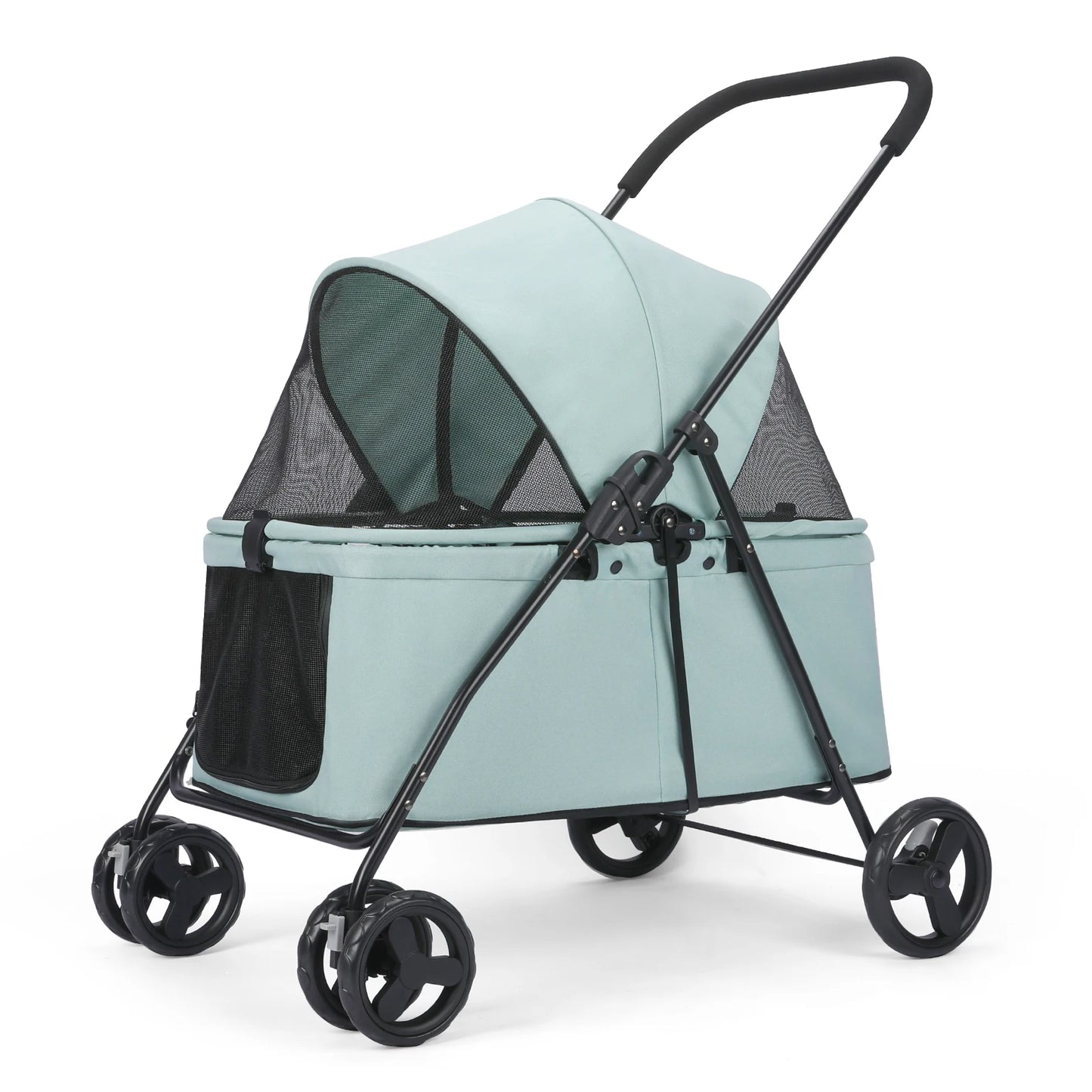 4 Wheel Dog Stroller For Pets And Puppies Outdoors