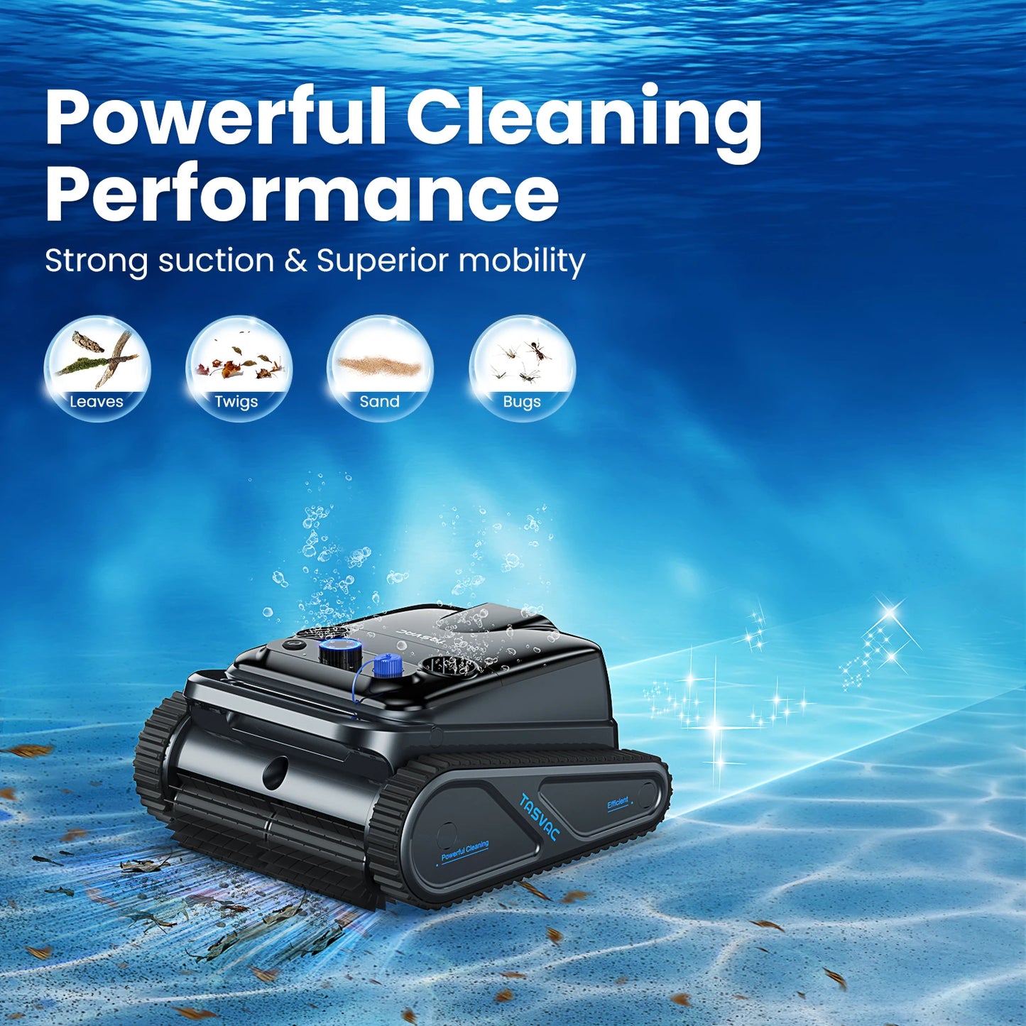 Cordless Robotic Pool Cleaner,  Vacuum