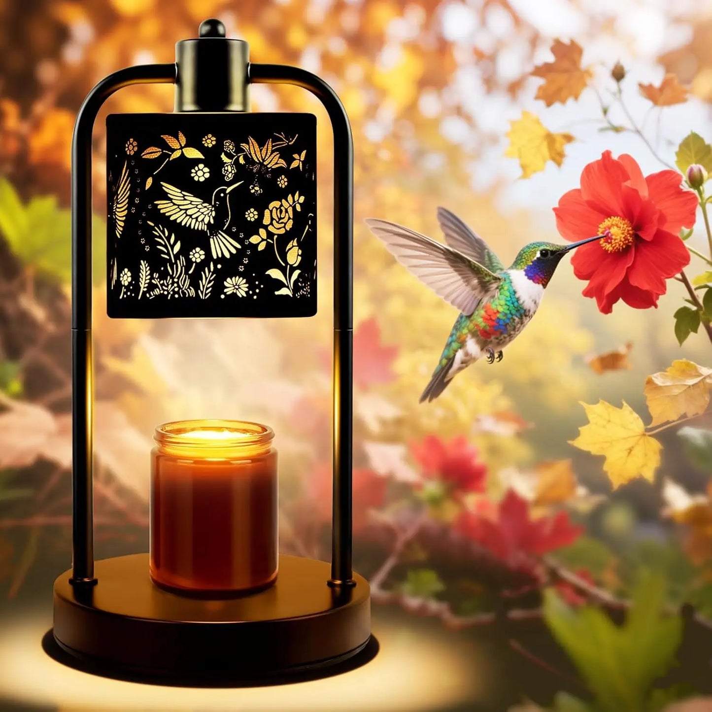 Hummingbird Electric Candle Warmer Lamp With Timer