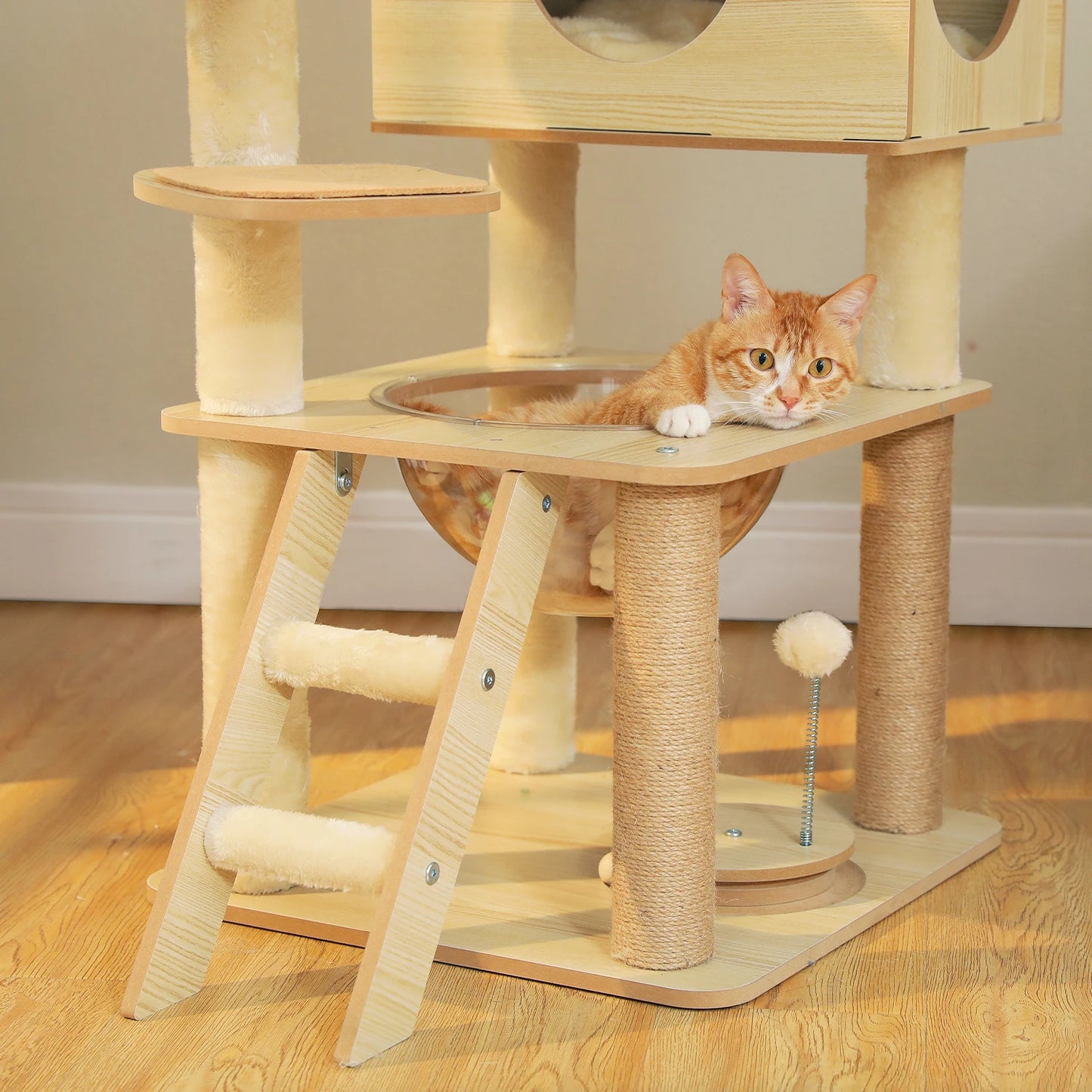 PAWZ Ro Multi Level Cat Tree For Active Indoor Adventures
