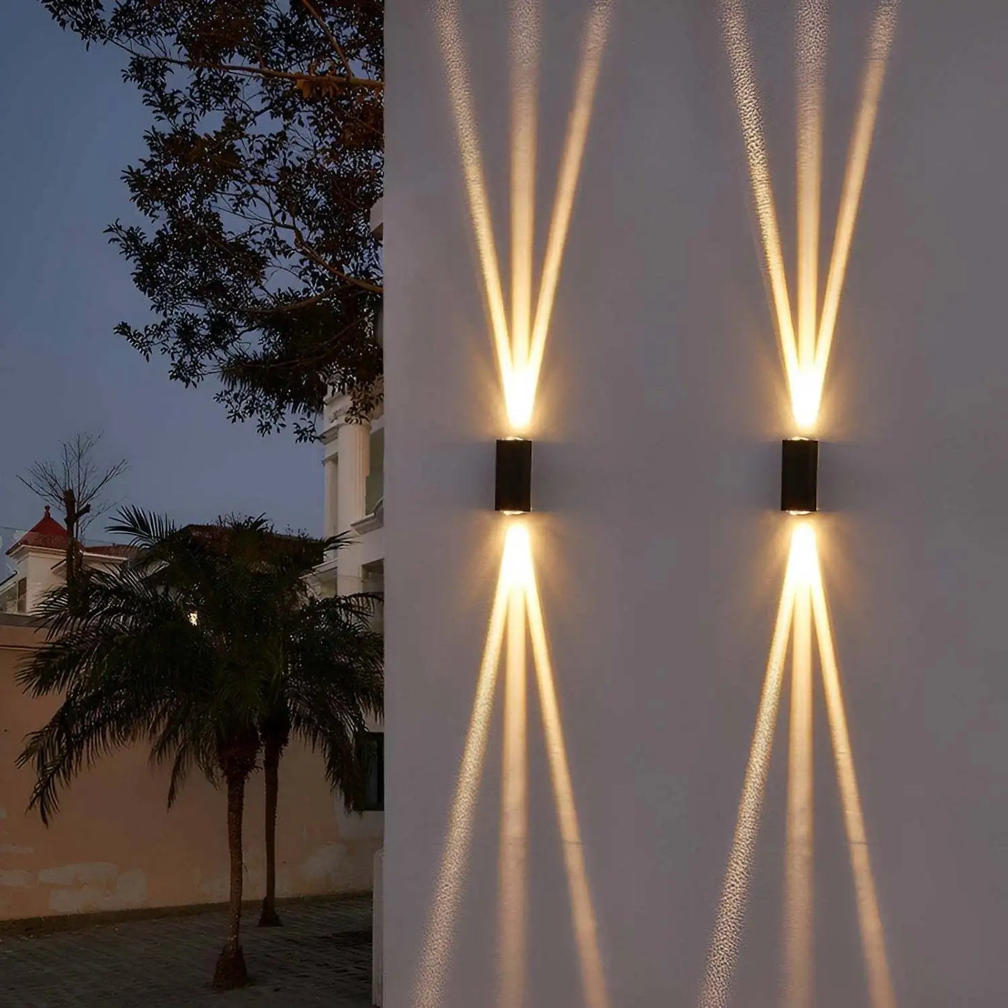 LED Up And Down Wall Lamp Aluminum Anti Rust Outdoor Indoor Sconce 10W 3000K