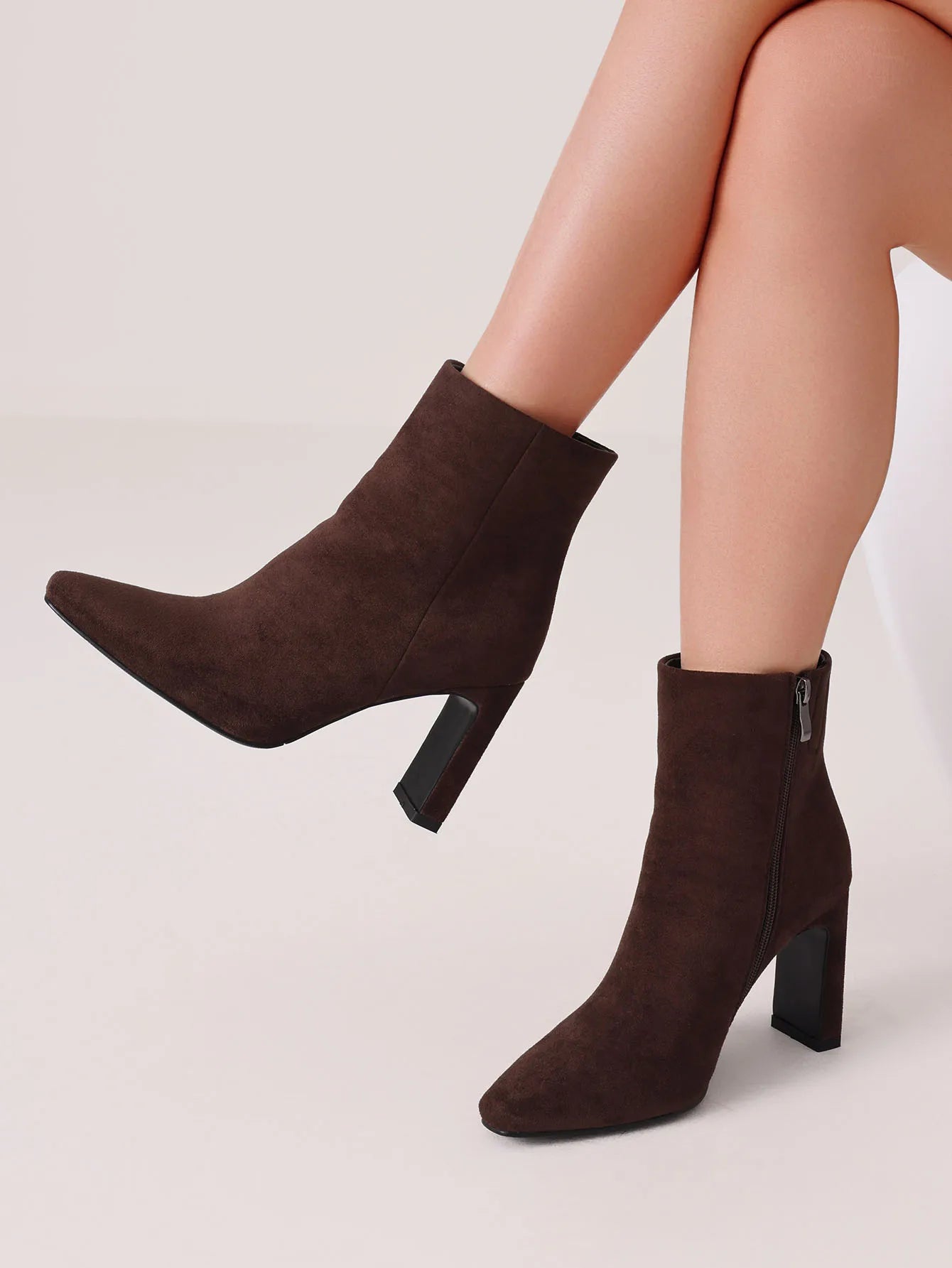 Women's Square Toe Ankle Boots Dress Style Modern Everyday