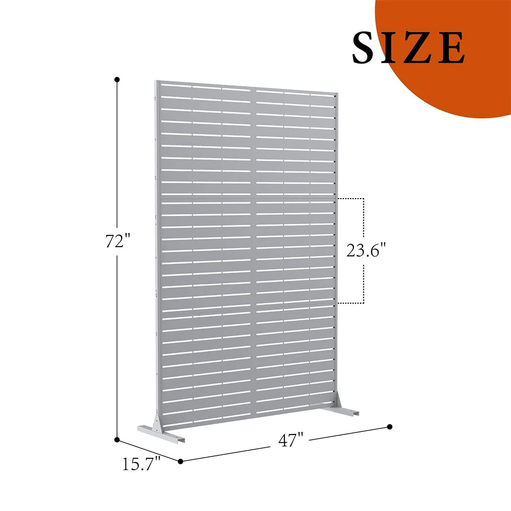 HiMISSH Metal Outdoor Privacy Screens and Panels for Patio