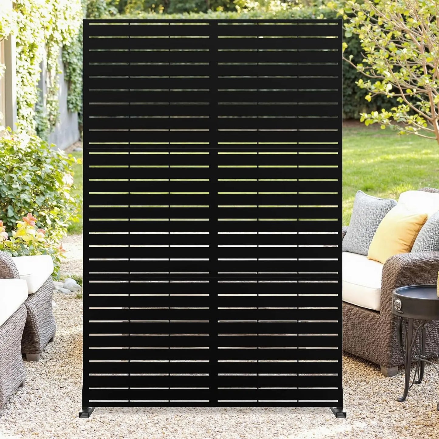 HiMISSH Metal Outdoor Privacy Screens and Panels for Patio