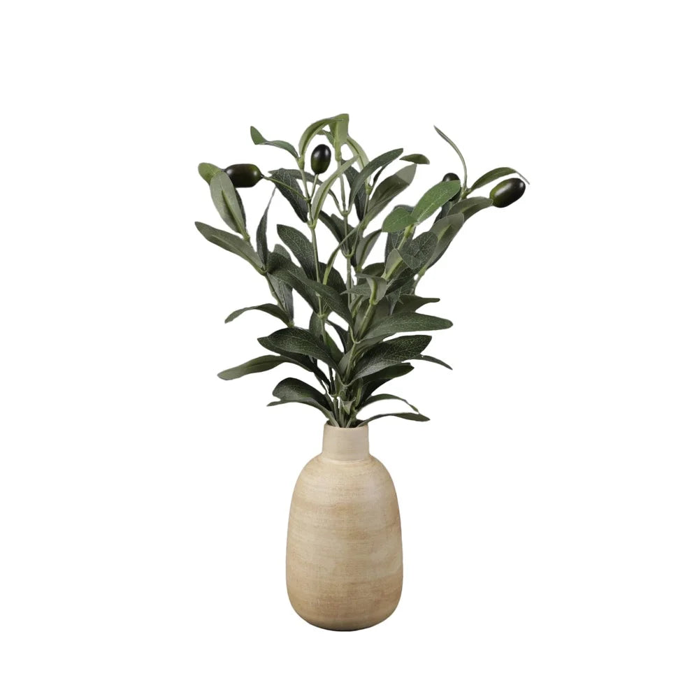 Artificial Olive Plant Tabletop Decor