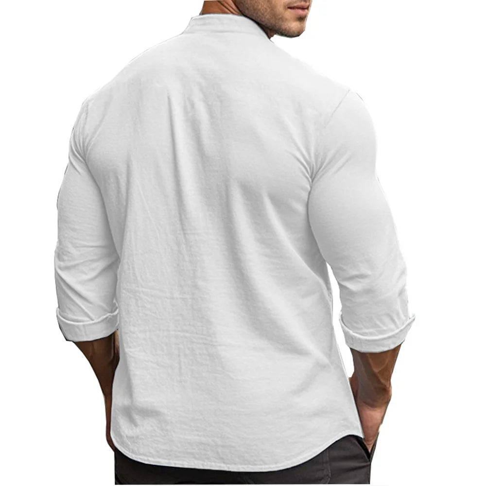 Men's Cotton Linen Shirt