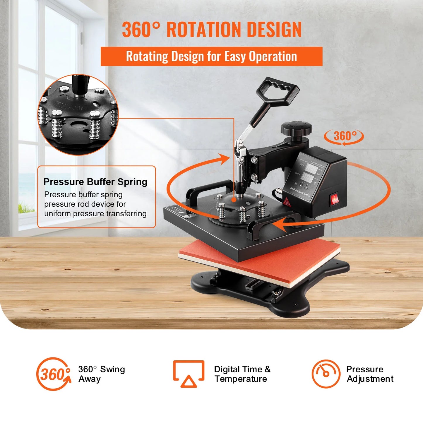 Succebuy Dual Digital Heat Press Machine For Garments