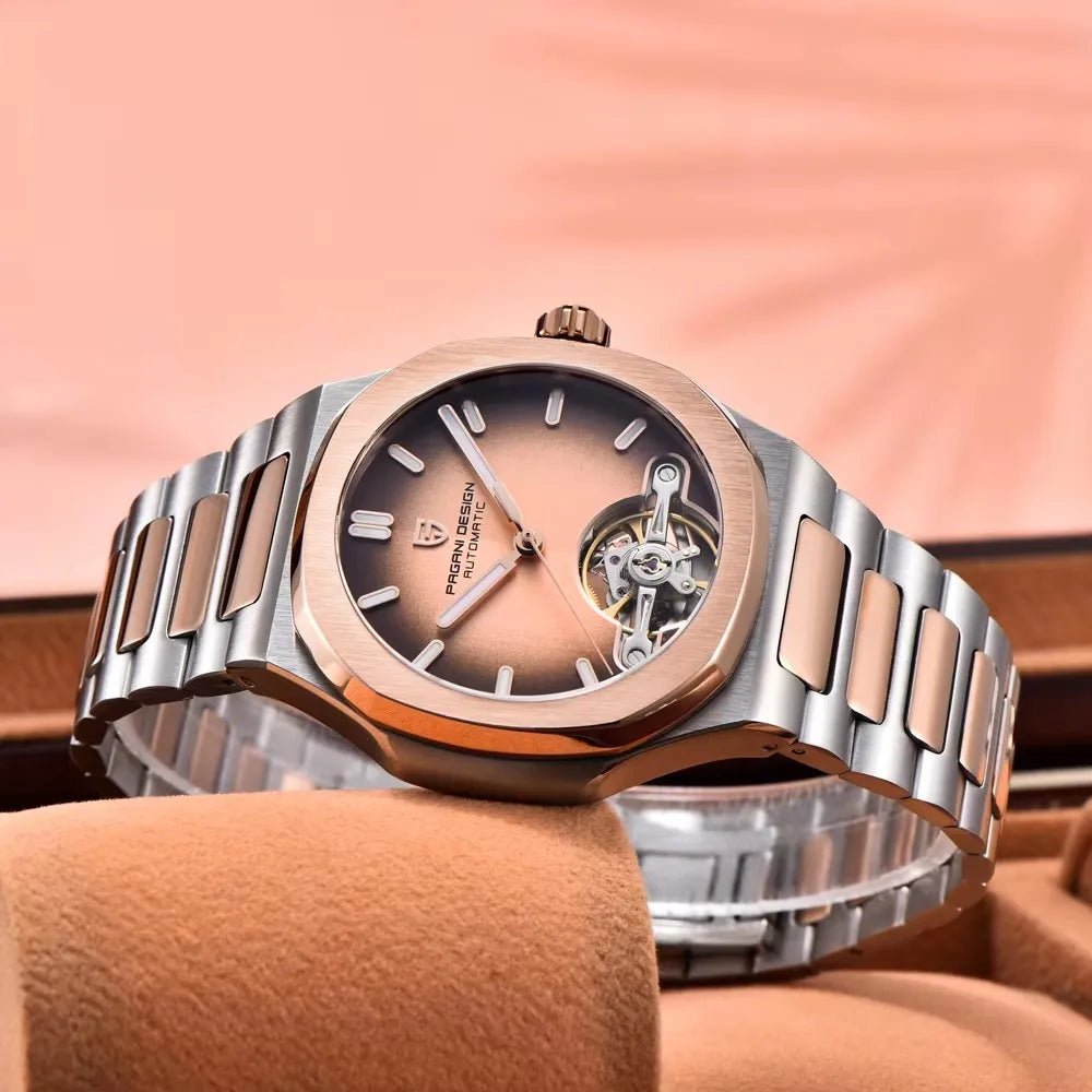 Pagani Design Luxury Automatic Watch Stainless Steel Case