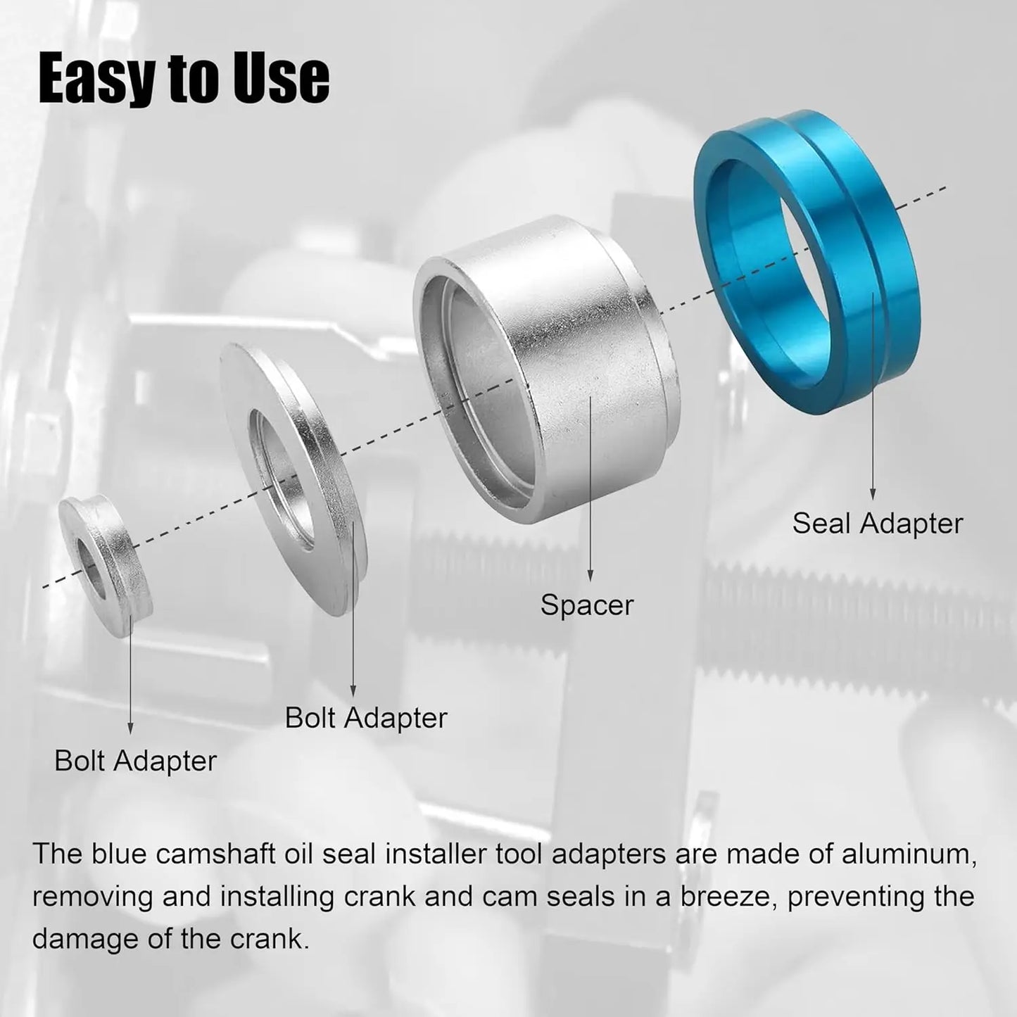 XMSJ Crank Bearing Camshaft Seal Installer Remover Set