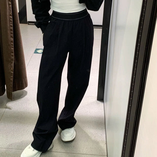 Casual Jersey Wide Leg Pants For Women Loose Fit Everyday