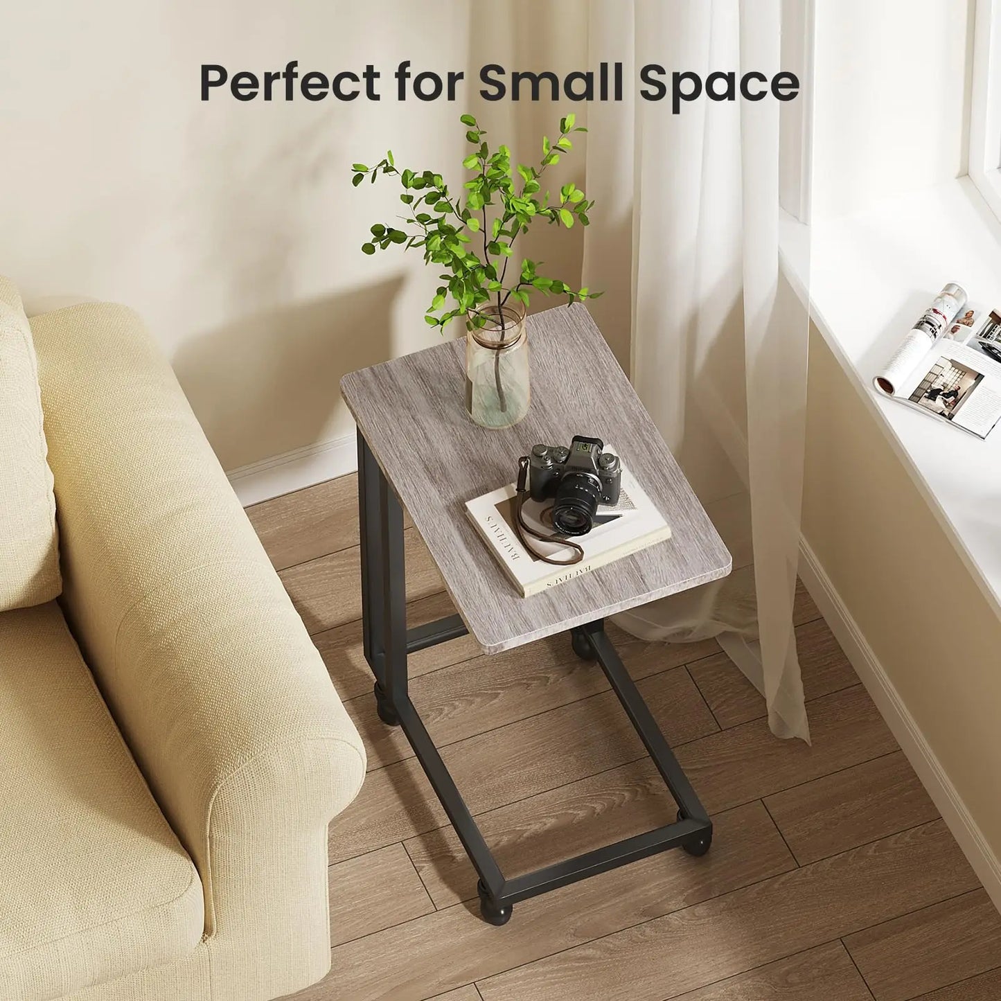 Wood Sofa, Bedside Table