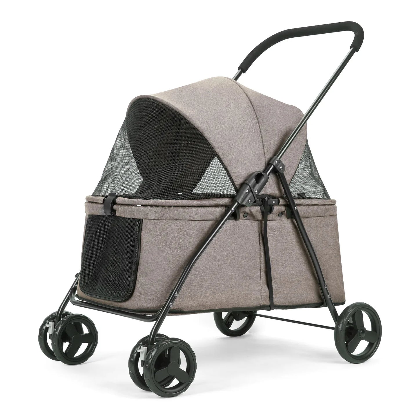 4 Wheel Dog Stroller For Pets And Puppies Outdoors