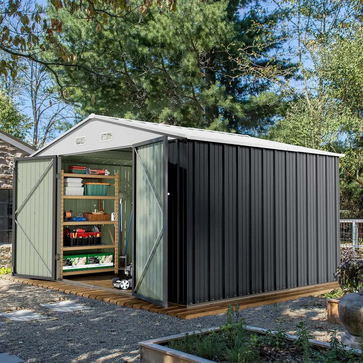 Outdoor Metal Storage Shed