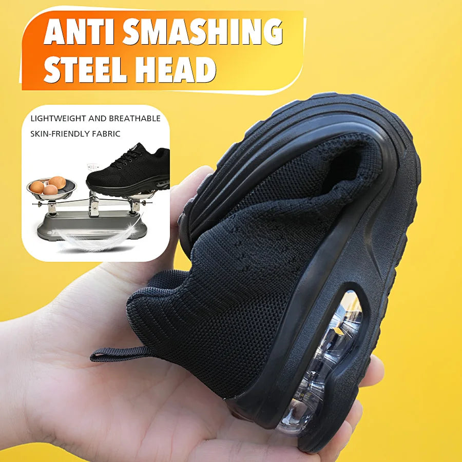 Women Puncture Proof Daily Casual Safety Shoes