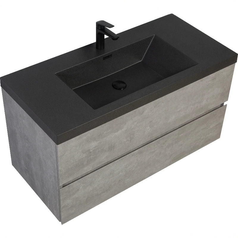 Modern Wall Mounted Bathroom Vanity With Sink