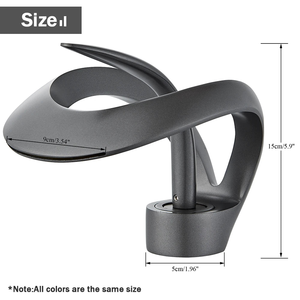 Rozin Luxury Waterfall Basin Faucet Single Hole Sink