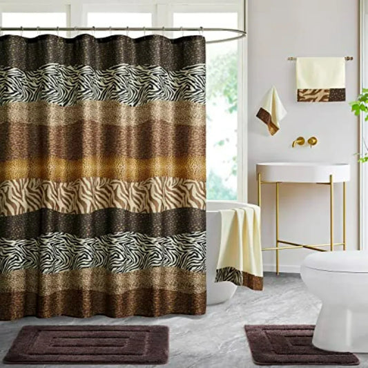 Luxurious Leopard Print Bathroom Set For Modern Homes