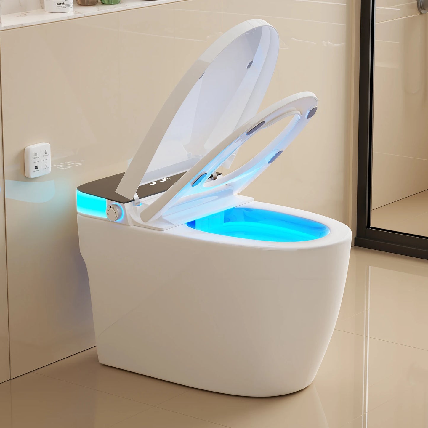 Smart Heated Bidet Toilet Seat With Warm Water And Comfort