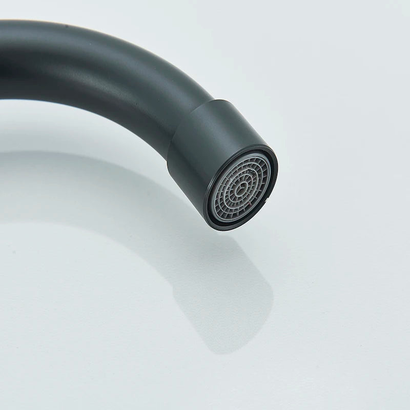 Two-Hole Deck Mounted Dual-Handle Bathroom Faucet