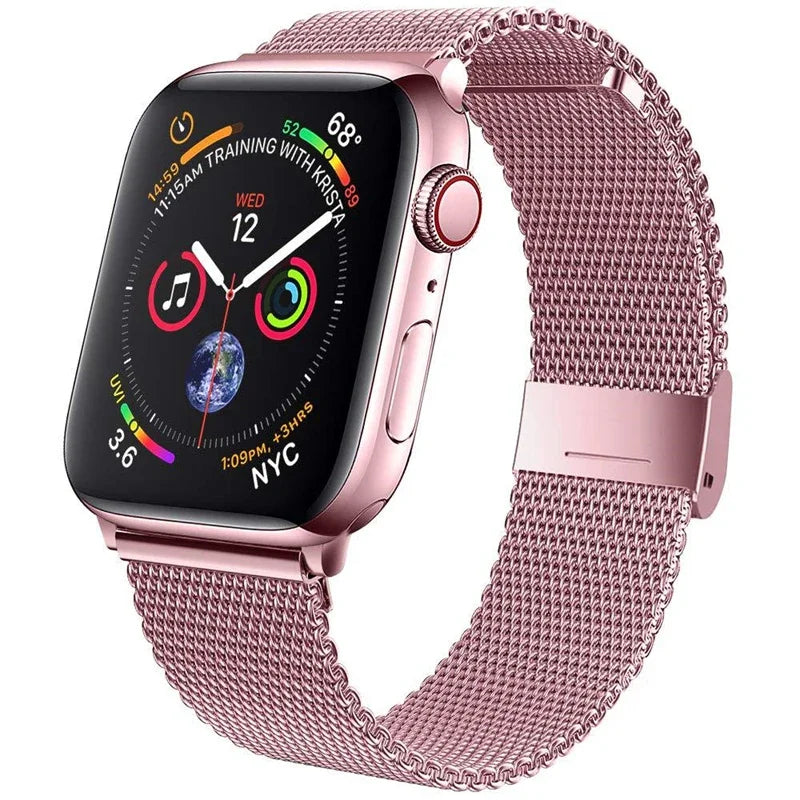Jansin Stainless Steel Watch Strap For Apple Watch