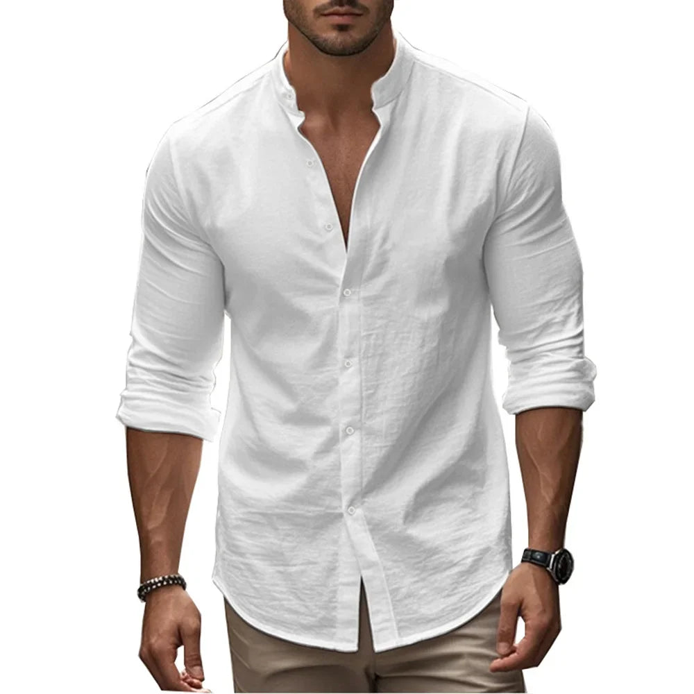 Men's Cotton Linen Shirt