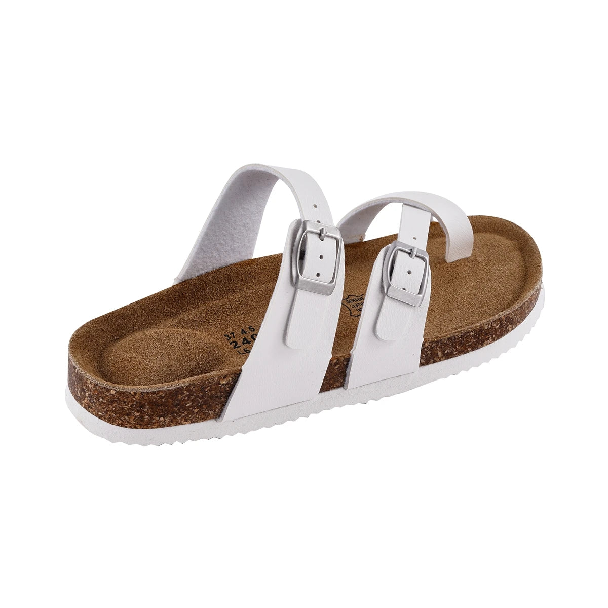 Natural Leather Outdoor Beach Buckle Non Slip Sandals