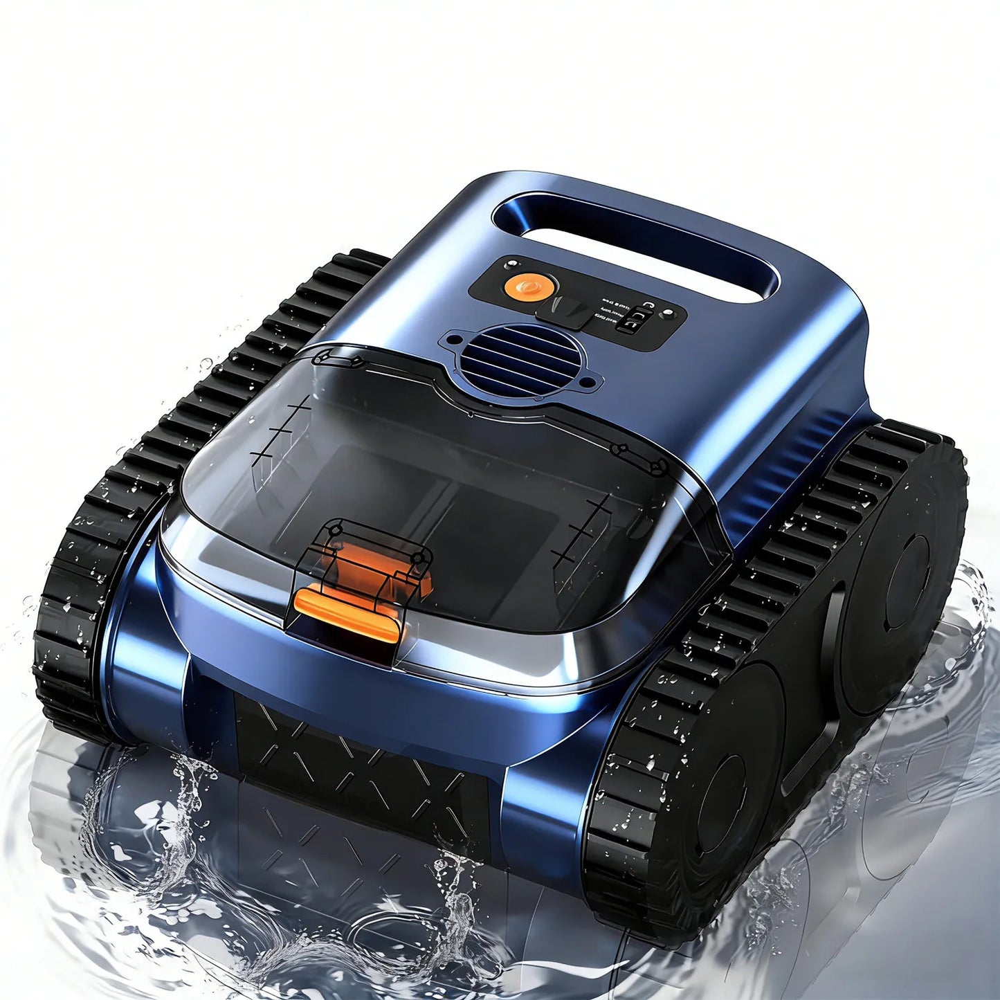 Cordless Robotic Pool Cleaner 180W Brushless Motor Pool Vacuum