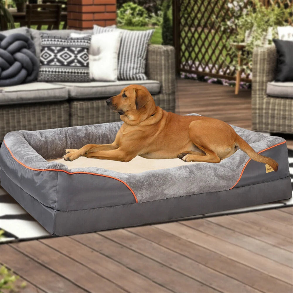 Memory Foam Orthopedic Dog Bed with  Removable Cover
