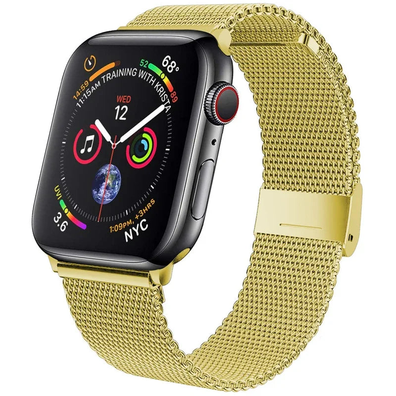 Jansin Stainless Steel Watch Strap For Apple Watch