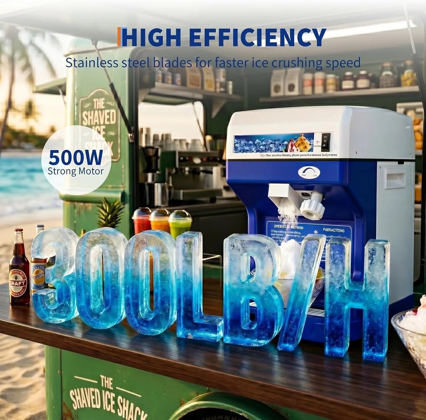 Countertop Shaved Ice Machine