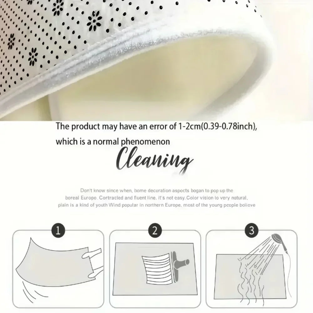 Vintage Wooden Home Sweet Home Kitchen Floor Mat Set