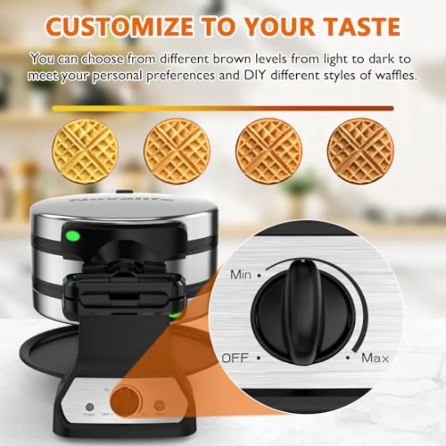Double Belgian waffle maker
