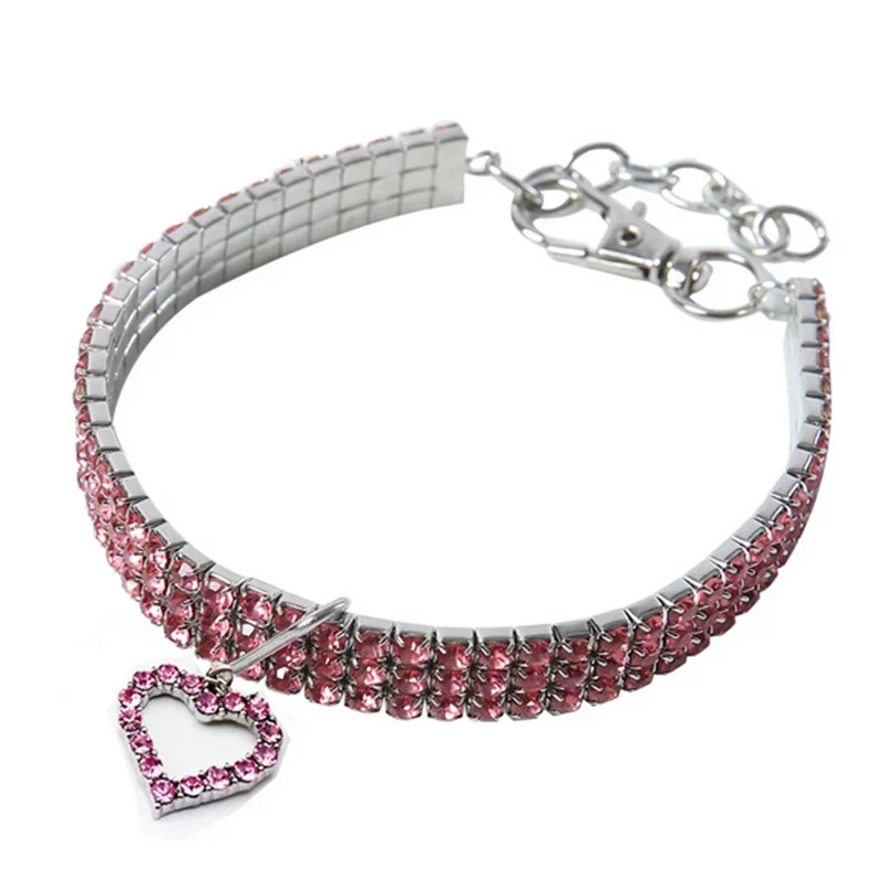 Bling Rhinestone Pet Collar and Leash