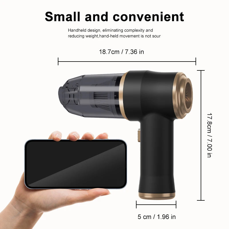 Cordless Portable High Power Vacuum Cleaner With HEPA Filter