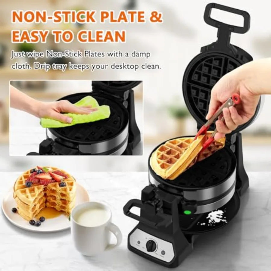 Double Belgian waffle maker