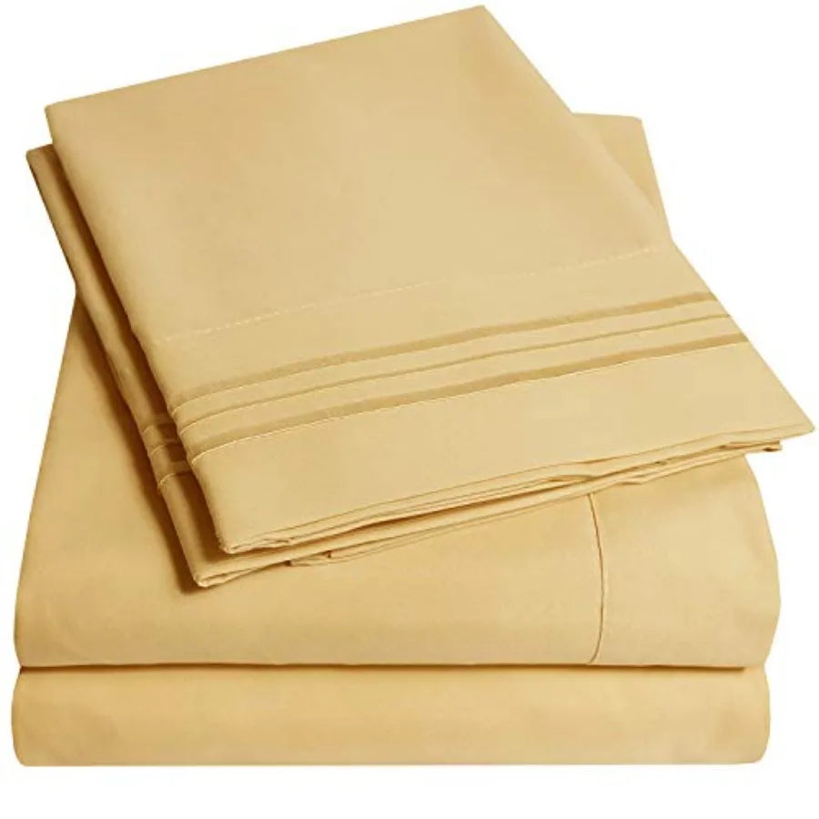 100 Percent Bamboo Fiber Luxury RV Bed Linen Set Six Piece Wrinkle Resistant
