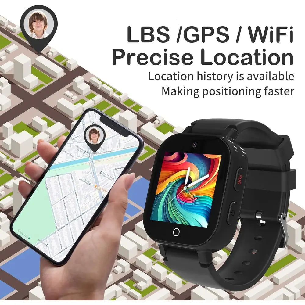 Kids 4G Smartwatch With GPS Tracker And Video Calling