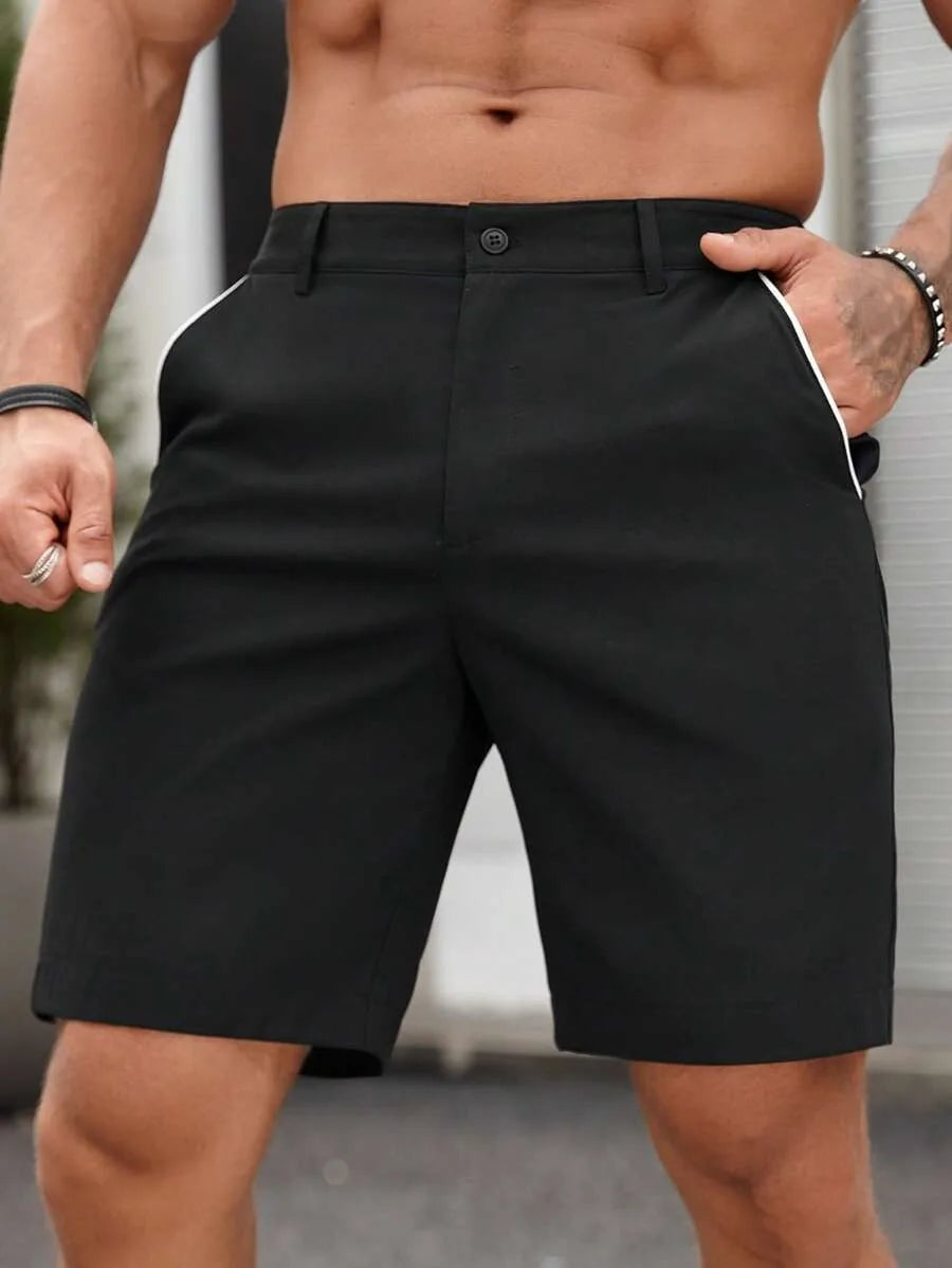 Men Stretch Golf Shorts Polyester For Hiking And Summer Wear
